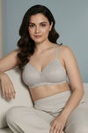 Zivame Dreamcatcher Padded Non Wired Medium Coverage Lace Bra - Wild Chime — thumbnail 1